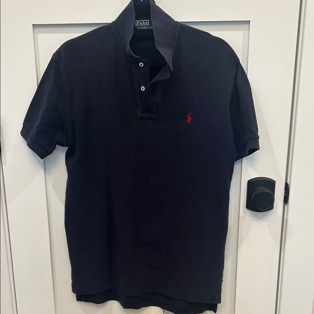 Ralph Lauren Navy Blue Polo Shirt Classic (Size medium)